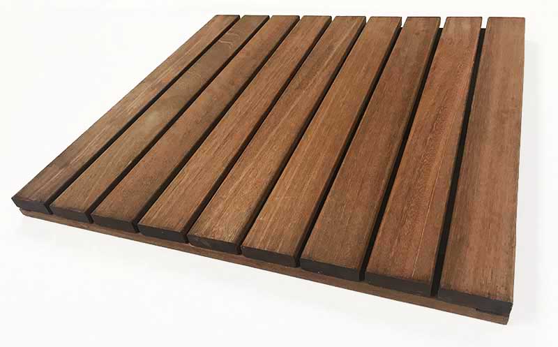 Outdoor Deck Tile in Batu Hardwood